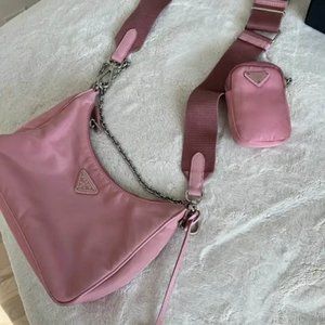 ❌SOLD❌PRADA re-edition pink crossbody bag